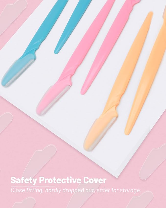 Eyebrow Razor for Women, 120 Pcs Dermaplaning Tool for Face Professional, Face Razor for Women Facial Hair Remover