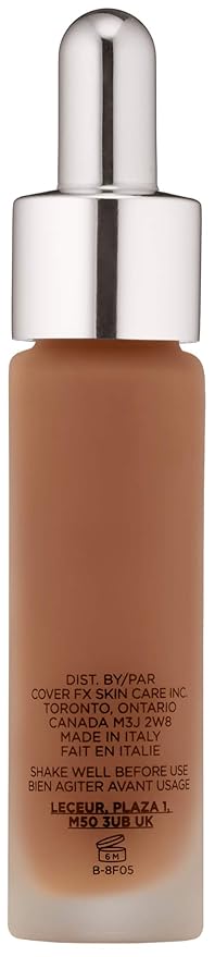 COVER FX Custom Cover Drops, Multi-Use Shade-Adjusting Liquid Deep 4