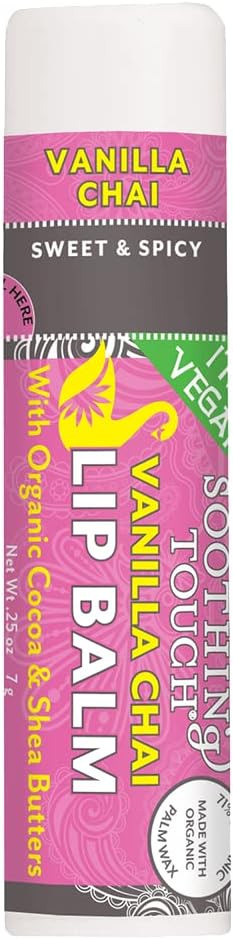 SOOTHING TOUCH LIP BALM,VEGAN,VANL CHAI, 25 OZ