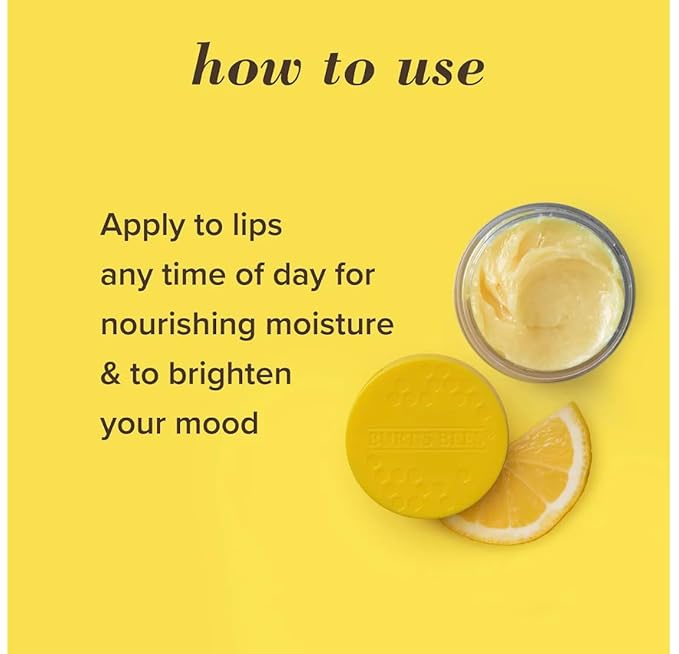 Burt's Bees 100% Natural Origin Lip Treatment with Sea Minerals Sweet Mint (Lemon Sorbet) - Hydrating, Moisturizing, Nourishing, Uplifting Lip Balm