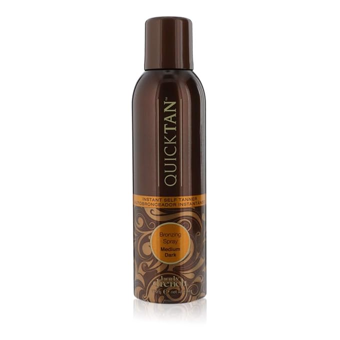Body Drench Quick Tan Instant Self-Tanner, Bronzing Spray, Medium Dark, 6 oz, (1-Pack)