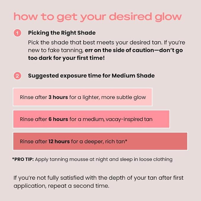 KoluaSkin by Koluawax Self Tanner Mousse, Medium - Natural-Looking Sunless Body Fake Tan - Dries Quickly w/No Streaks, Hydrates Skin - Light Tropical Scent, Dermatologist-tested for Sensitive Skin, 7oz