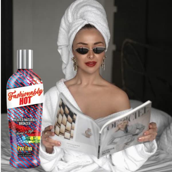 Pro Tan Heated Natural Bronzer Oil, 8.45 Fl Oz, Brown