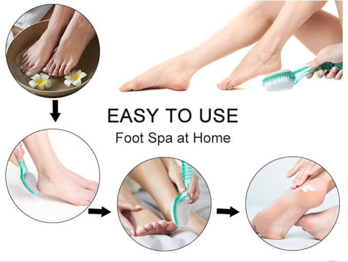 2 pcs foot brush for