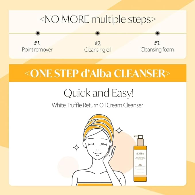 d’Alba Italian White Truffle Return Oil Cream Cleanser, d’Alba
