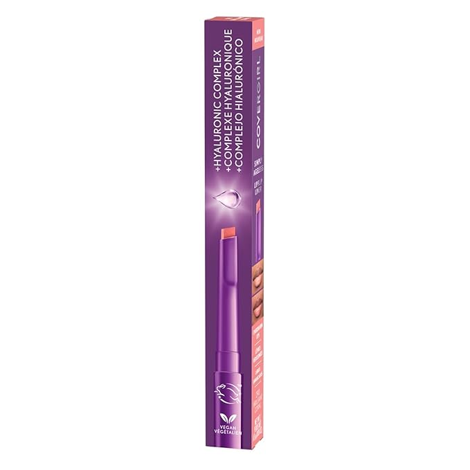 COVERGIRL Simply Ageless Lip Flip Liner, Brilliant Coral, Pack of 4