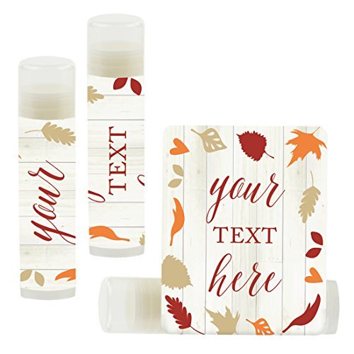 Andaz Press Personalized Lip Balm Party Leaves,