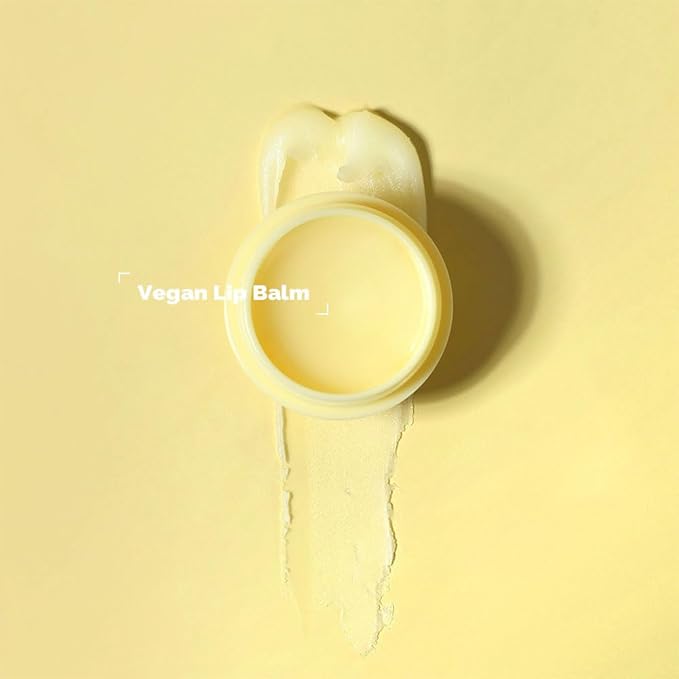 PS.PRETTYSKIN Moisturizing Korean Vegan Lip Balm 0.31oz. (9g) Smooth, Soft Texture, Hydrating, Natural Shine, Glossy (Peach)