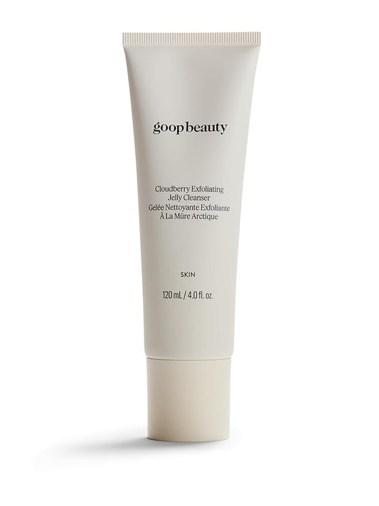 goop Beauty Exfoliating Jelly Cleanser | Face Wash to Clean & Smooth Skin | Squalane, Kakadu Plum, & Vitamin C | Moisturizes & Soothes Skin | Paraben & Silicone Free | 4 fl oz
