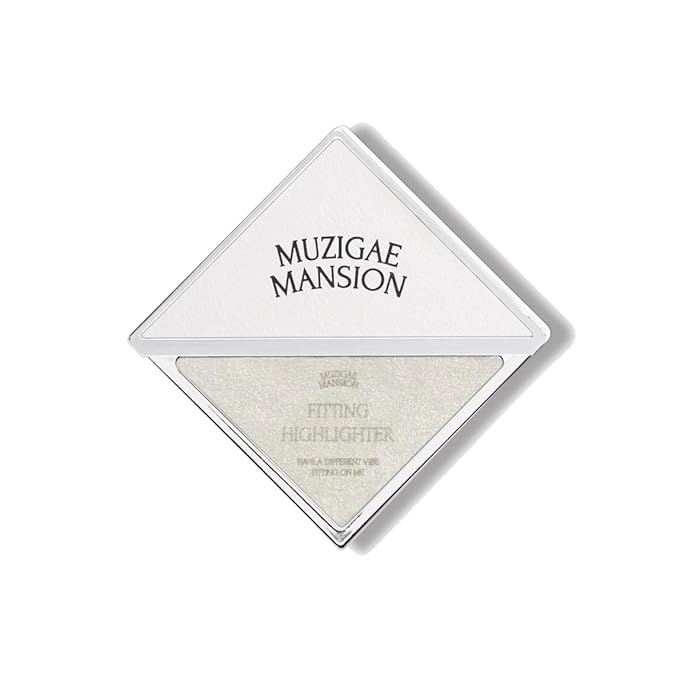 MUZIGAE MANSION FITTING HIGHLIGHTER Vegan Powder Lightweight, Smooth, Blendable, Face Enhancing Makeup Color (Goergeous)