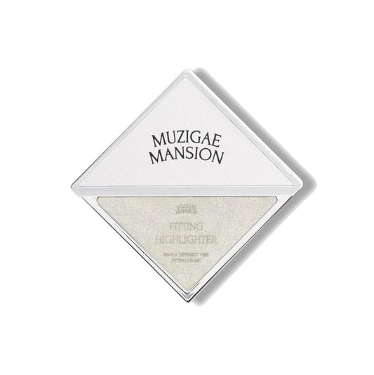 MUZIGAE MANSION FITTING HIGHLIGHTER Vegan Powder Lightweight, Smooth, Blendable, Face Enhancing Makeup Color (Goergeous)