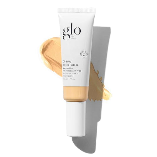 Glo Skin Beauty Oil-Free Tinted Primer SPF 30, (Light Medium), 1.7 oz - Mineral Makeup for Face, 4-in-1 Foundation Primer, Sheer Coverage, Skincare & Sunscreen With Broad Spectrum UVA/UVB Protection
