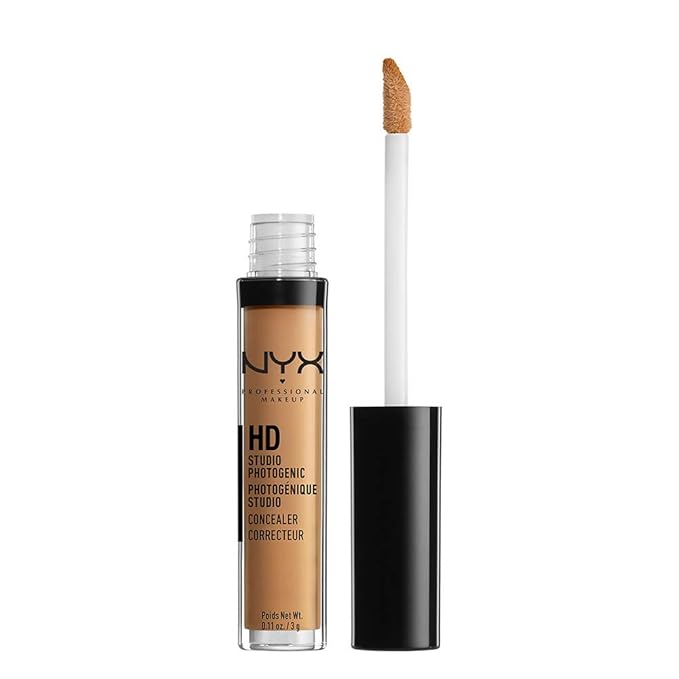 NYX PROFESSIONAL MAKEUP HD Studio Photogenic Concealer Wand, Medium Coverage - Deep Golden