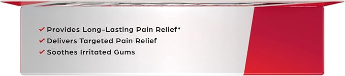 Orajel 3X for Toothache & Gum Pain: Maximum Gel Tube 0.42oz - from #1 Oral Pain Relief Brand for Instant Pain Relief (Pack of 2)