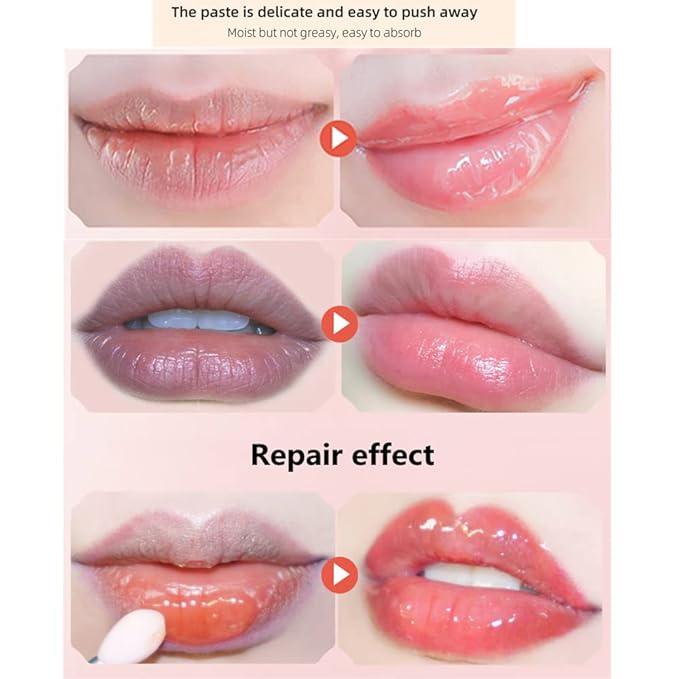 4Pcs Bee Lip Balm Honey Pot,Honey Lines