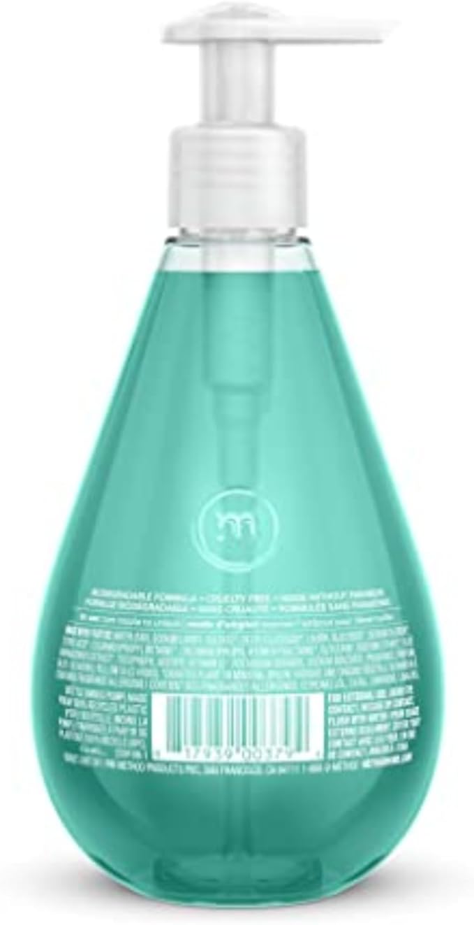 Method Gel Hand Soap, Waterfall, Biodegradable Formula, 12 Fl Oz (Pack of 6)