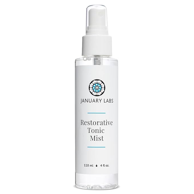 Restorative Tonic Mist, Hydro Boost Facial Toner for All Skin Types, Refreshing & Lightweight Antioxidant Face Mist Hydrating Spray, 4 Ounce Bottle