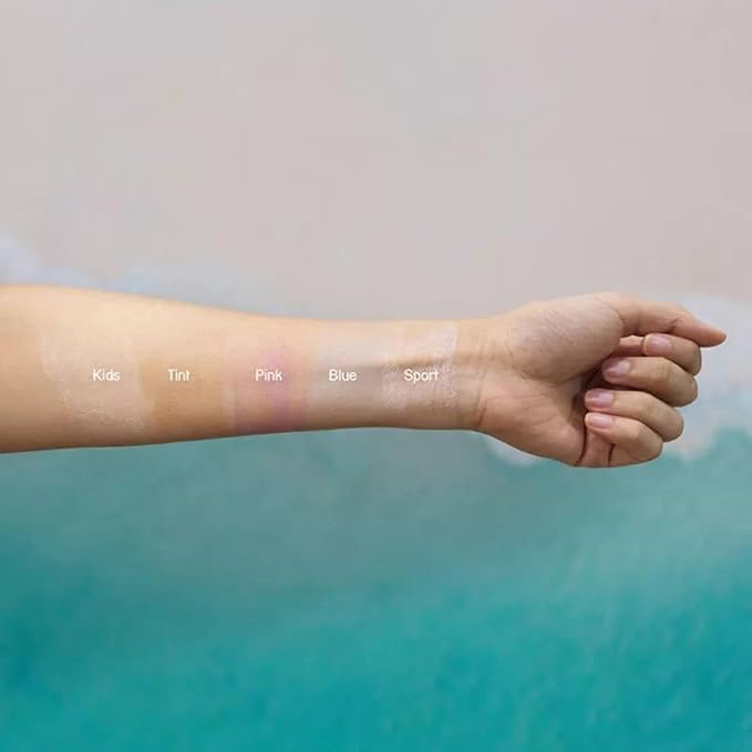 STREAM2SEA EcoStick SPF 35 Mineral Sunscreen Stick, Sweat Water Resistant Sunblock, USDA Approved Biodegradable Paraben Free Reef Safe Sunscreen Protection Against UVA UVB (EcoStick Tint) - 0.5 oz