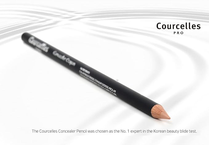 [K-Beauty Makeup] Courcelles Concealer Pencil CC706/CC707/CC708, Hard type-Natural Cover, light, medium, dark beige (CC708-Dark Beige)