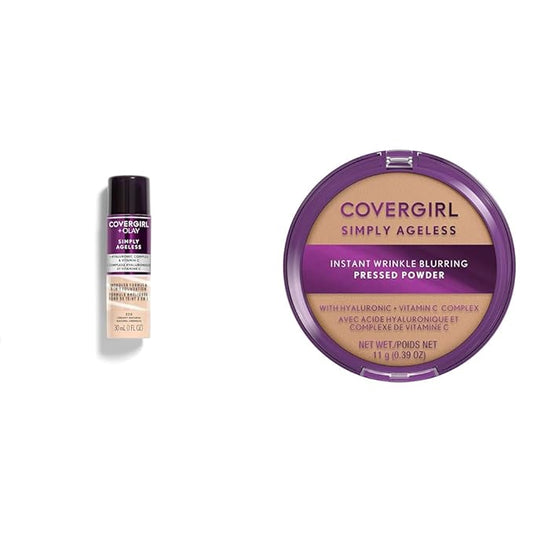 Covergirl + Olay Simply Ageless 3-in-1 Liquid Foundation, 0.39 Oz