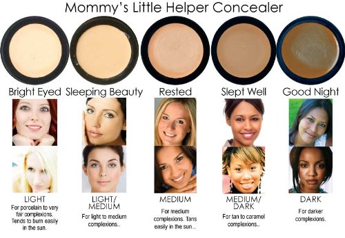 Mommy's Little Helper Concealer in Good Night (Dark) - Under Eye Concealer, Face Coverup, Eyeshadow Base | Stays On All Day, Covers Dark Circles, Blemish, Bruises & Acne Spots by Mommy Makeup