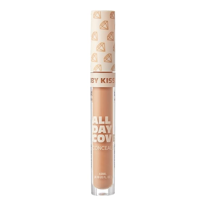 Ruby Kisses All Day Concealer Lightweight Full Coverage Multi-Use Concealer 0.13 Fl Oz (Medium Beige)
