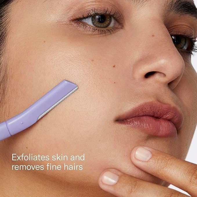 Flamingo Dermaplane Razor, Face Razors for Women, Disposable, 1 count, Pack of 4