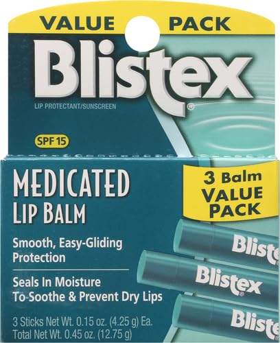 Blistex Medicated Lip Balm, 0.15 Ounce,