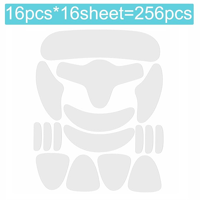 Face & Forehead Wrinkle Patches, Anti Wrinkle Patches for Forehead, Smile Lines, Crows Feet, Nasolabial Folds, Frown Lines, Overnight Treatment, 256 Pcs Facial Patches