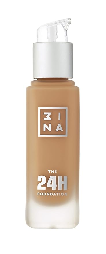 3INA The 24H Foundation 630-24H Long-Wearing Formula - Medium To High Buildable Coverage - Smooth Matte Finish - Expanded Shade Selection - Waterproof, Cruelty Free, Vegan Makeup - 1.01 Oz
