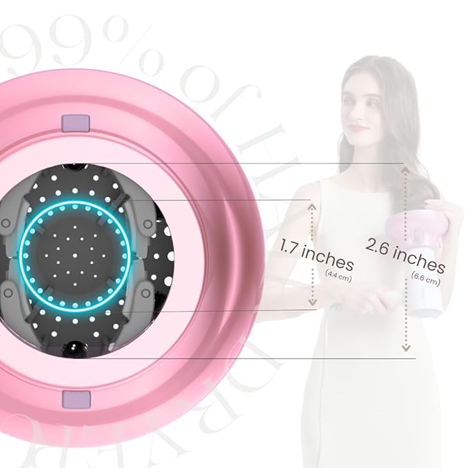 Universal Hair Diffuser “Super Sturdy” 1.7 Inch to 2.6 Inch for Natural Curly and Wavy Hair, Hair Dryer Attachment (Lavender 2 Aroma Upgrade)