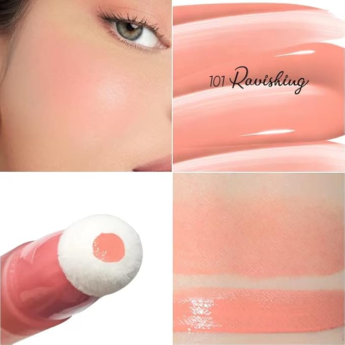 Cream Blush Wand, Milk Liquid Blush Contour Wand Ravishing,Nude Pink