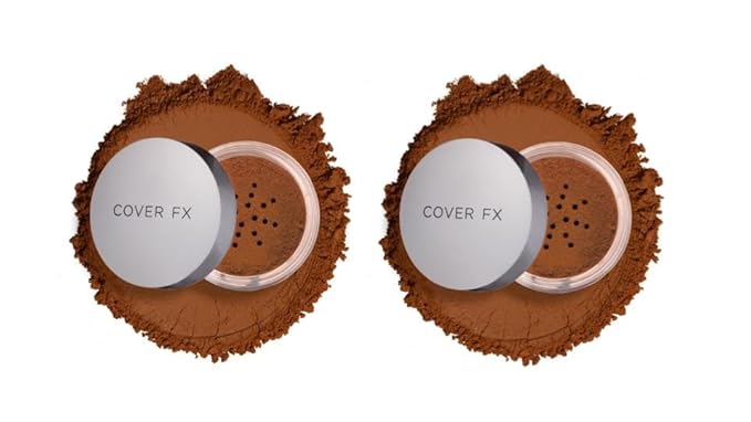 COVER FX Illuminating Setting Powder Duo - Deep- Makeup All-Day