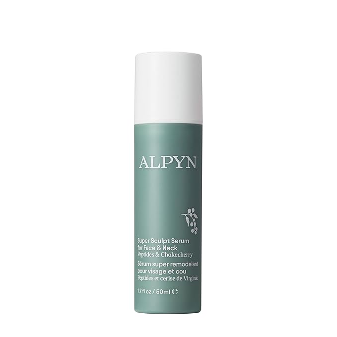 ALPYN Super Sculpt Serum, Face & Neck with Tri-Peptide Firming Complex, 1.7 oz