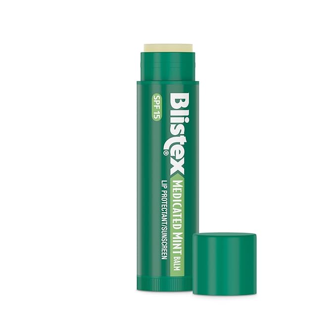 Blistex Medicated Mint Lip Balm, 0.15 Coverage
