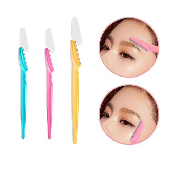 6 PC Eyebrow Razor Demaplane Tool for Women & Men Facial Eyebrow Trimmer Shaper Facial Hair Remover