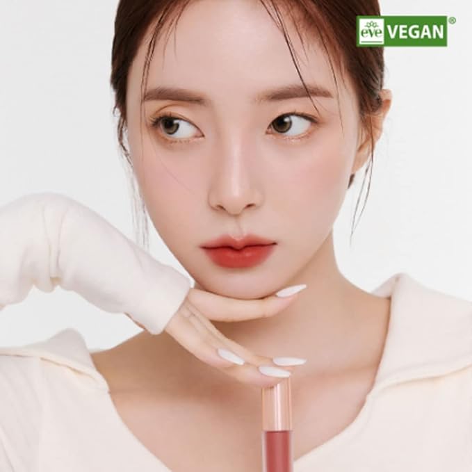 BBIA Last Velvet Tint - Soft & Creamy Matte Finish Lip Stain, Blur Effect with Velvety Texture, Long-Lasting, High Pigment, Lightweight, Non-Drying, Vegan, Korean Lip Makeup (V19 MORE DAZZLING)