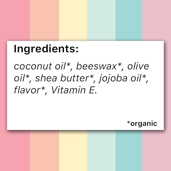 Kind Lips Lip Balm - Nourishing Organic Lip Care for Silky Smooth and Cracked Lips - BubbleGum Flavor Chap Stick and Lip Moisturizer - 100% Natural Ingredients - 0.15oz (Pack of 1)