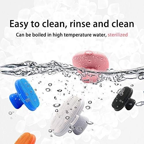 VWMYQ 2 Pack Face Scrubber，Silicone Face Scrubber for Men, Facial Cleansing Brush Silicone Face Wash Brush Manual Waterproof Cleansing Skin Care Face Brushes for and Exfoliating