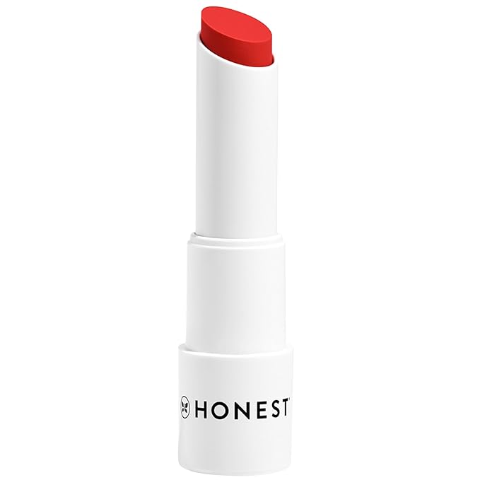 Honest Beauty Tinted Lip Balm | Antioxidant-rich Acai Extracts + Avocado Oil | EWG Certified, Vegan, Cruelty Free | Blood Orange