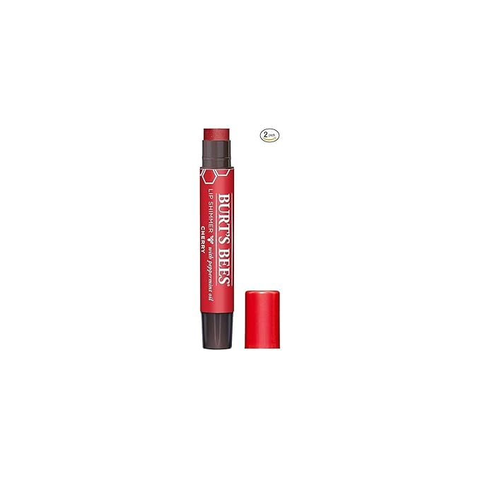 Burt's Bees 100% Natural Moisturizing Lip Shimmer, Cherry Moisturizing