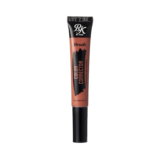 Ruby Kisses HD Concealer & Foundation Flawless Full Cover Brush Face Makeup (Orange Corrector)