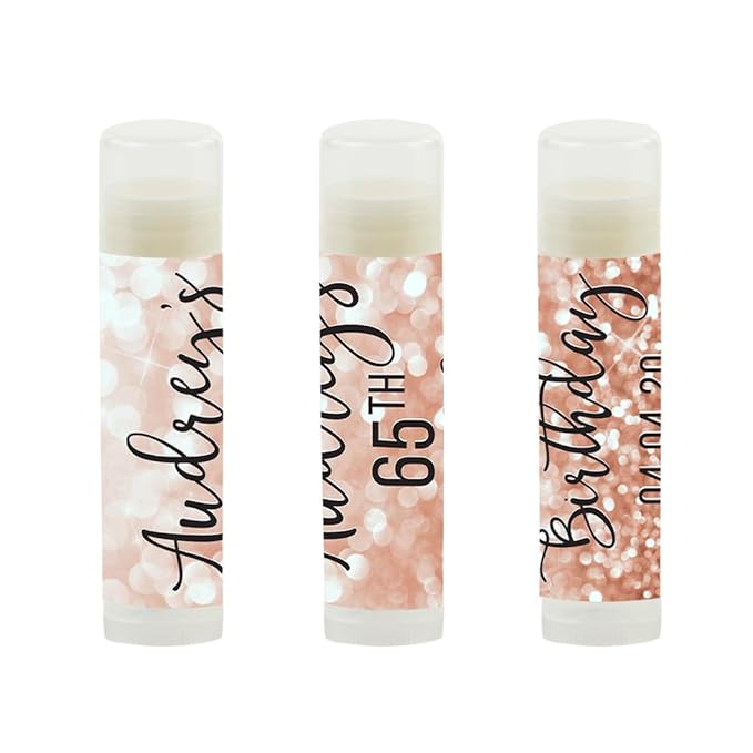 Andaz Press Personalized Milestone Birthday Party Glitter