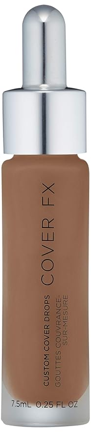 COVER FX Custom Cover Drops, Multi-Use Shade-Adjusting Liquid Deep 3