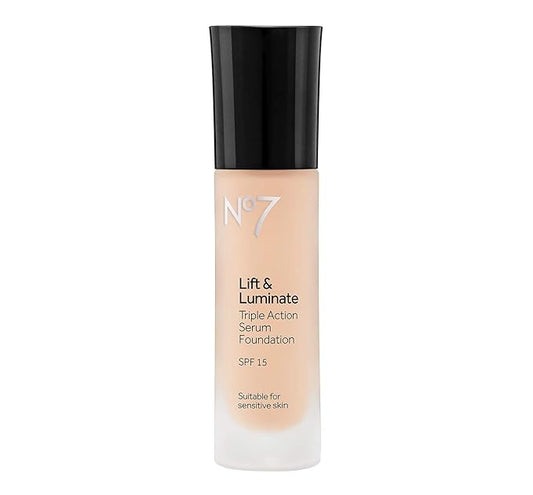 Boots No7 Lift & Luminate Foundation SPF 15 Warm Beige - 1oz Warm Beige