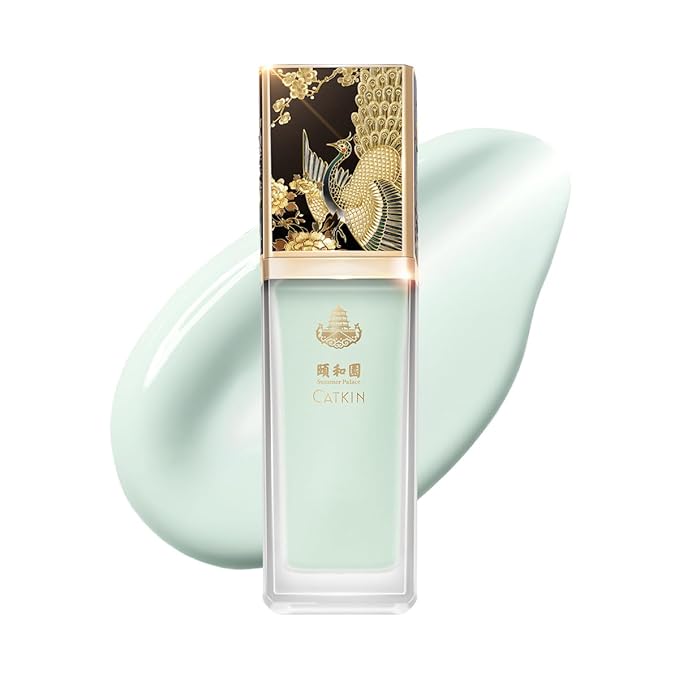 CATKIN Tinted Face Makeup Primer Base for Even Skin Tone, Color Neutralizing, Redness Reduction, Pore Blurring, Infused with Hyaluronic Acid, Soothing and Calming for Sensitive Skin