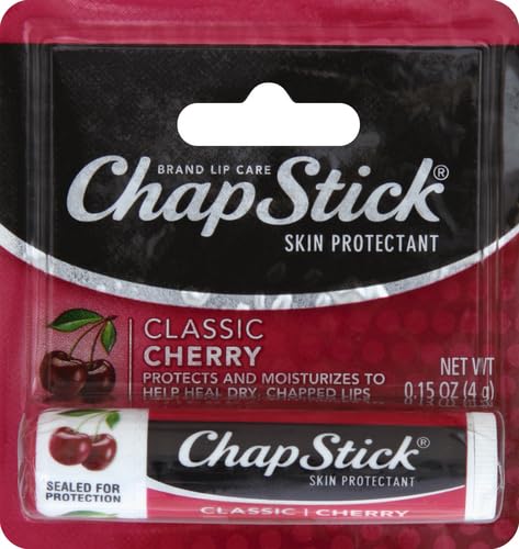 ChapStick Classic Cherry Lip Balm Tube,