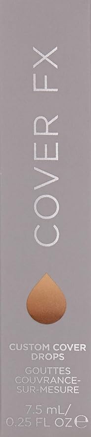 COVER FX Custom Cover Drops, Multi-Use Shade-Adjusting Liquid Deep 5