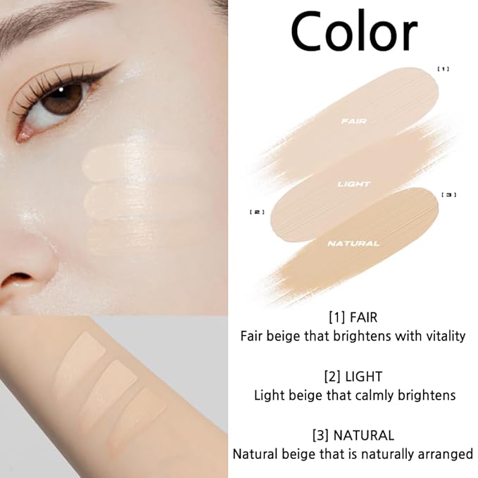 Hold On Tight Concealer 3 Colors – High Coverage & Fitting Liquid Concealer, Full Coverage, Lightweight Dark Circles Eraser, Long-Lasting Cover, Natural Finish, Vegan, 0.17 oz. (03 NATURAL)