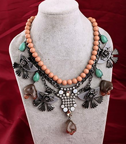 Colorful Large Beaded Multi Layer Triple